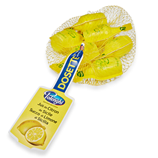 Dosettes de jus de citron jaune